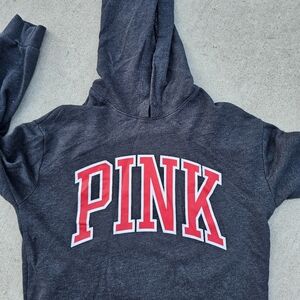 Victoria secret pink cropped hoodie medium comfy